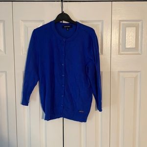 Ellen Tracy button down sweater.